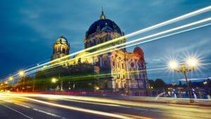 Berliner Dom, Berlin cathedral in Berlin-Mitte. Famous historical sight in Berlin.