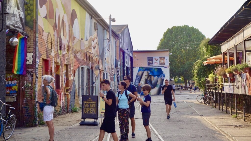 Historical village with amazing street art, bars and other things to do on Walk With Us Tours' Food An Walking Tours in Berlin, Germany