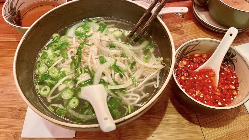 The best Vietnamese food and Pho in Berlin Germany from Monsieur Vuong